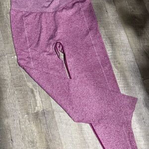 PINK Victoria's Secret Heathered Mauve Leggings
